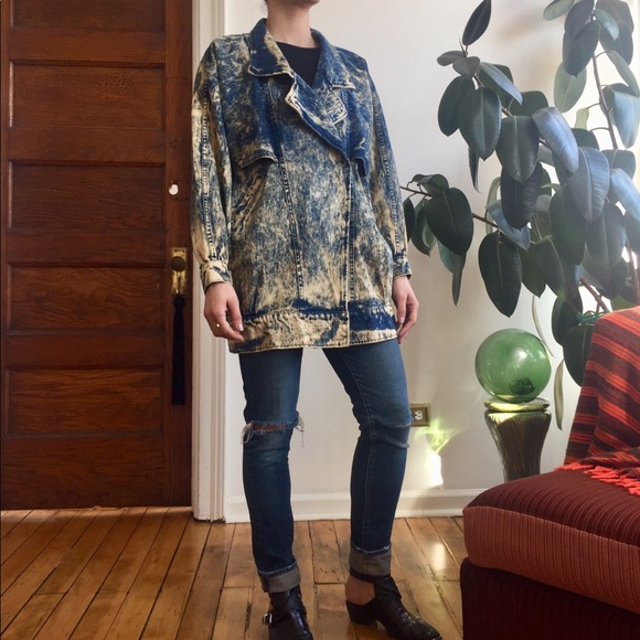 Vintage Acid wash Bebe jacket - Picture 1 of 8